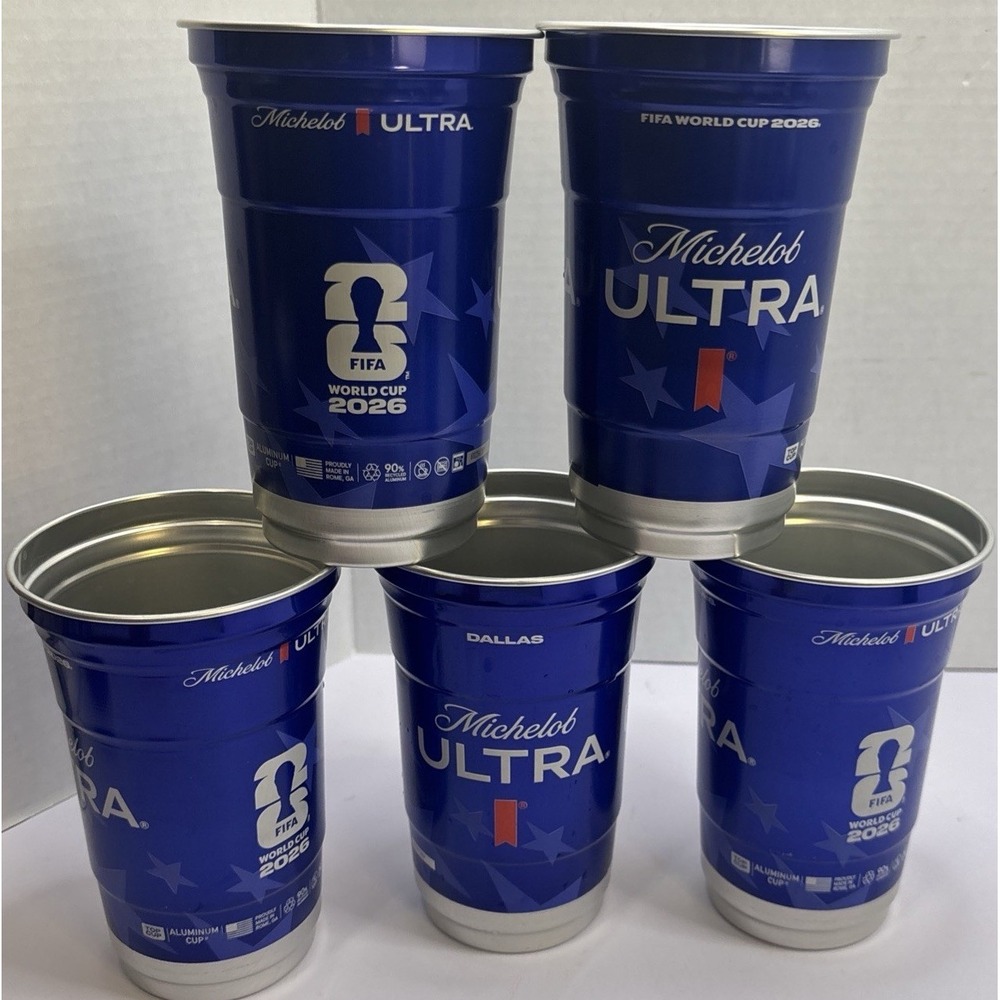 5 FIFA WORLD CUP 2026 Michelin Ultra Aluminum Souvenir Cup Dallas